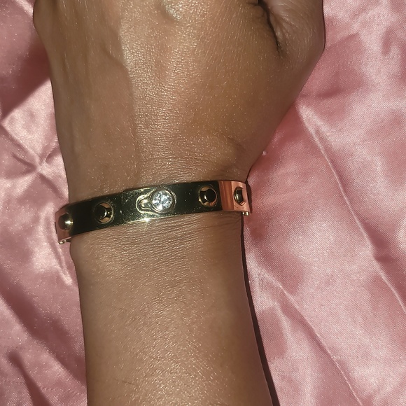 Michael Kors Gold Plated Cuff Bracelet - Picture 2 of 4